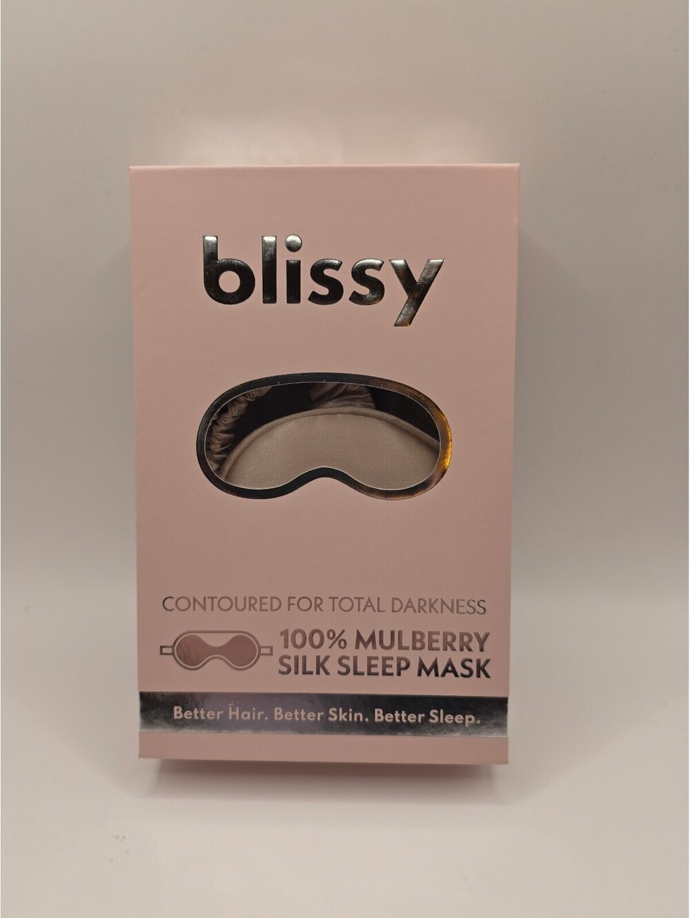 Bliss Mulberry Silk Sleep Mask in Pink brand new in box